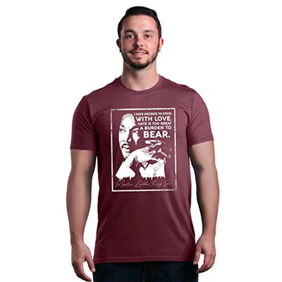 I Have Decided To Stick with Love Quote Martin Luther King Jr. T-Shirt Men Clothing