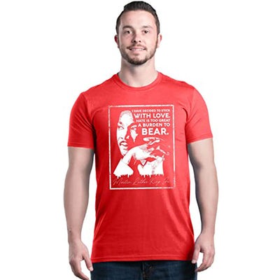 I Have Decided To Stick with Love Quote Martin Luther King Jr. T-Shirt Men Clothing