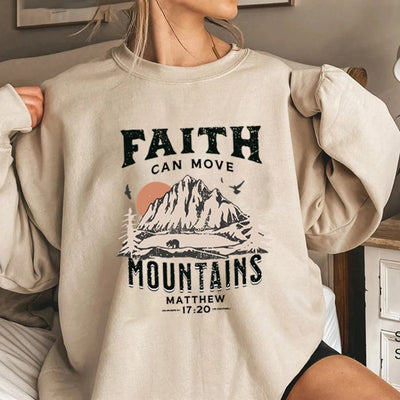 Christian Bible Verse Religious Sweatshirt Hoodies Jesus Faith Crewneck Pollver Trendy Christian Apparel Godly Women Clothing