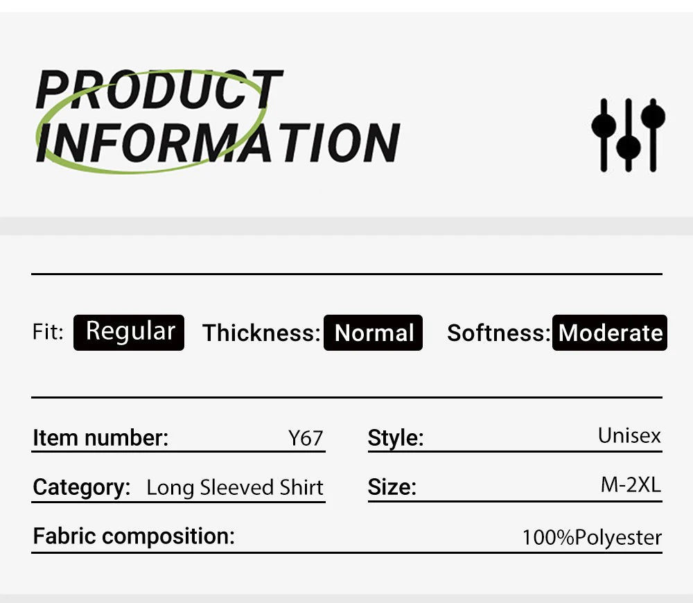 The Way The Truth The Life Prints Comfy Clothing Man Autumn Winter Long Sleeve Shirt Warm Stretch Base Layer Casual New Pullover