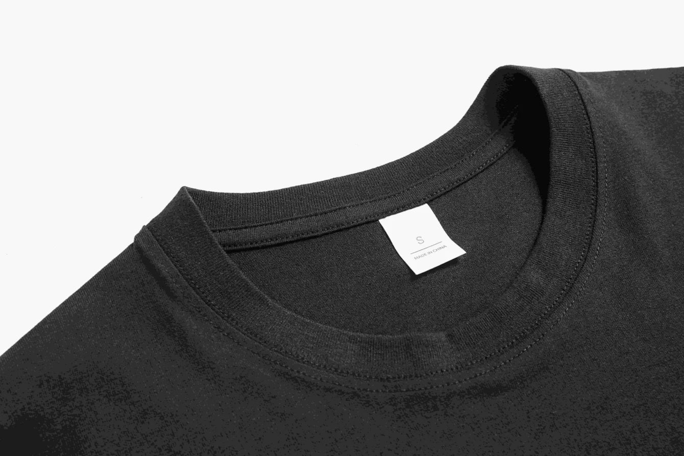 Men's T-Shirt Black God Loves You Religious Christian Bible Verse Printed Pattern & Text High Quality Cotton 180g