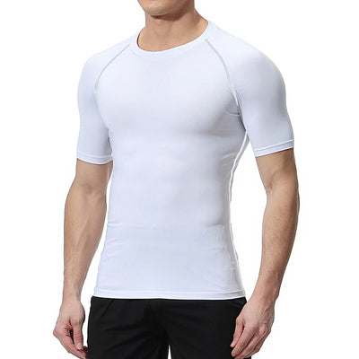 Bible Cross Print Compression Shirt for Men Christian Gym Workout Running T-Shirt Tees Athletic Quick Dry Undershirts Baselayers