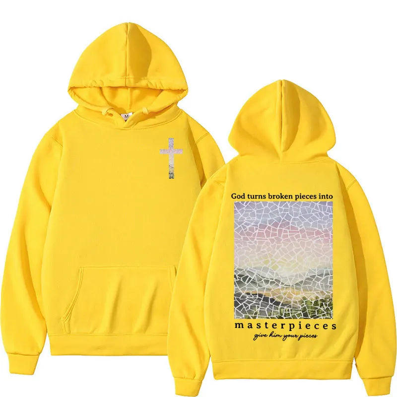 Bible Verse Christian Hoodies Religious Gift Jesus Apparel Hoodie for Men Women's Harajuku Gothic Pullover Sweatshirt Streetwear