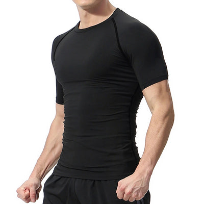 Bible Cross Print Compression Shirt for Men Christian Gym Workout Running T-Shirt Tees Athletic Quick Dry Undershirts Baselayers